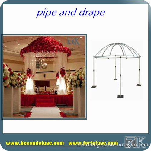 Aluminum pipe and drape kits/Wedding Backdrop for sale in China